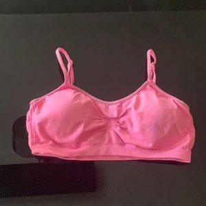 Comfortable Pink Sports Bra